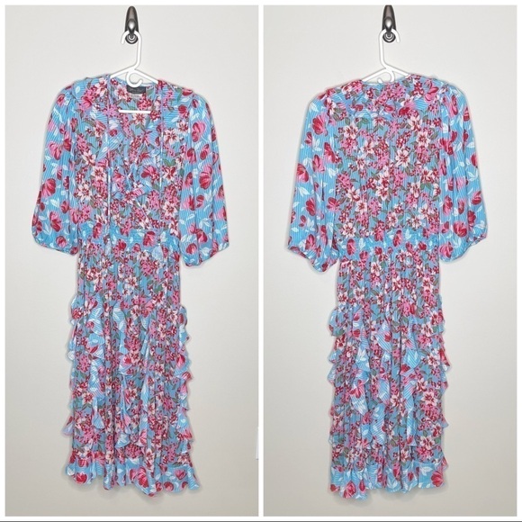 Diane Freis Vintage Maxi Dress - Picture 1 of 9